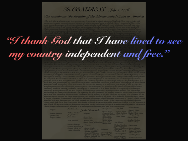 A Reflection on the Declaration